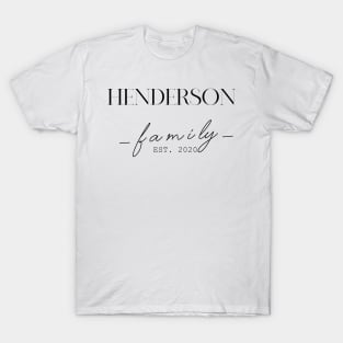 Henderson Family EST. 2020, Surname, Henderson T-Shirt